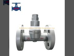 Adjustable bimetallic cast steel flange steam trap